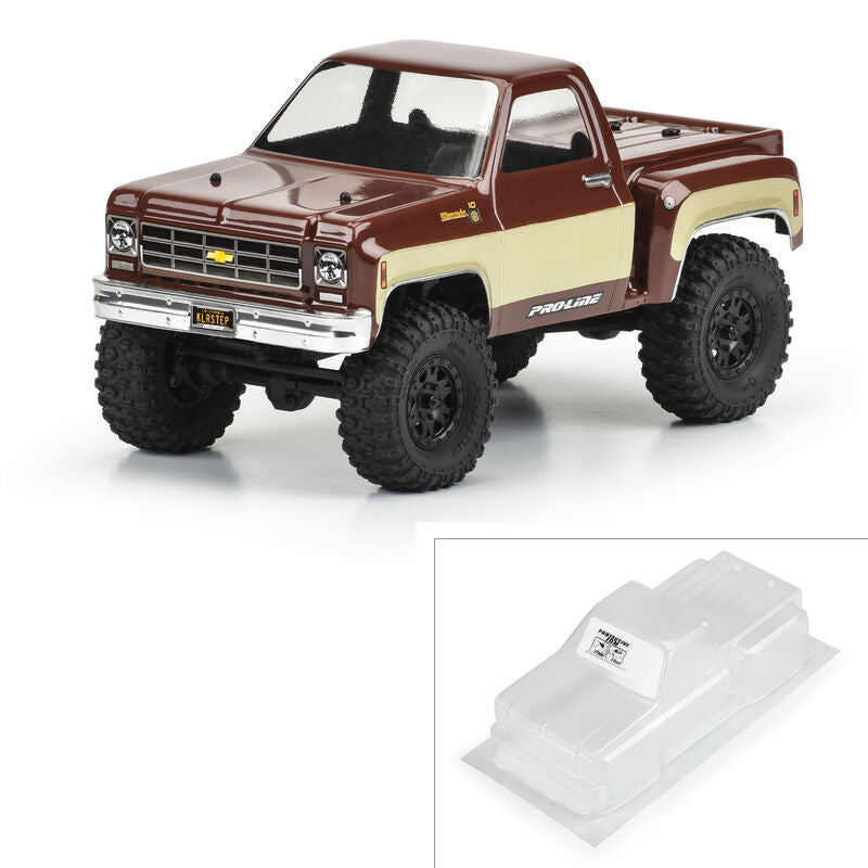 PRO-LINE: 1/24 1978 Chevy K-10 Clear Body: SCX24