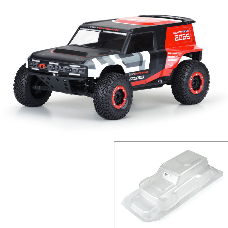PRO-LINE: 1/10 Ford Bronco R Clear Body: Short Course