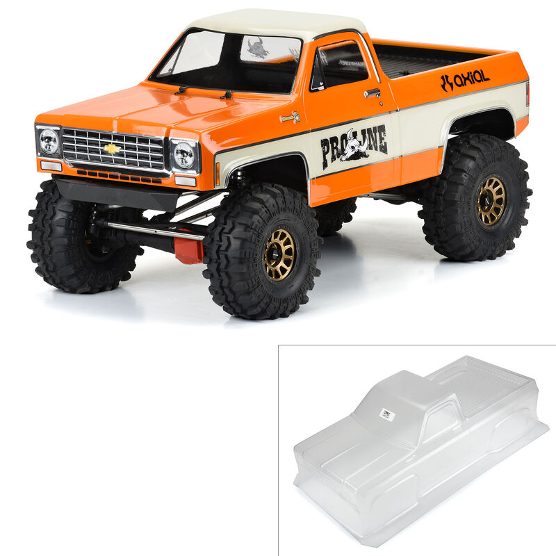 PRO-LINE: 1/6 1978 Chevy K-10 Clear Body: SCX6