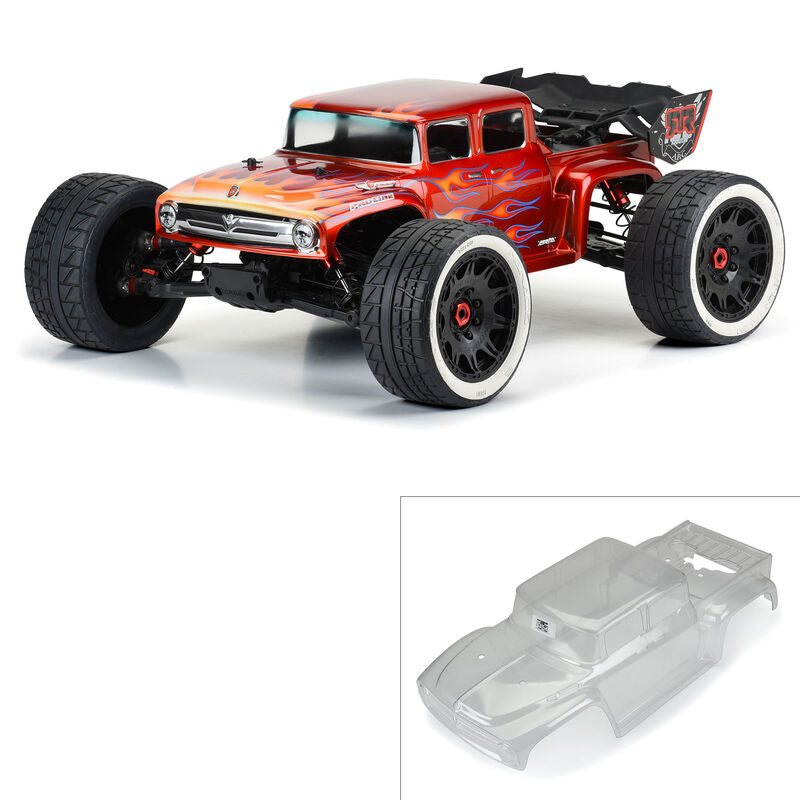 PRO-LINE: 1/5 Pre-Cut 1956 Ford F-100 Clear Body: Kraton 8S Proline