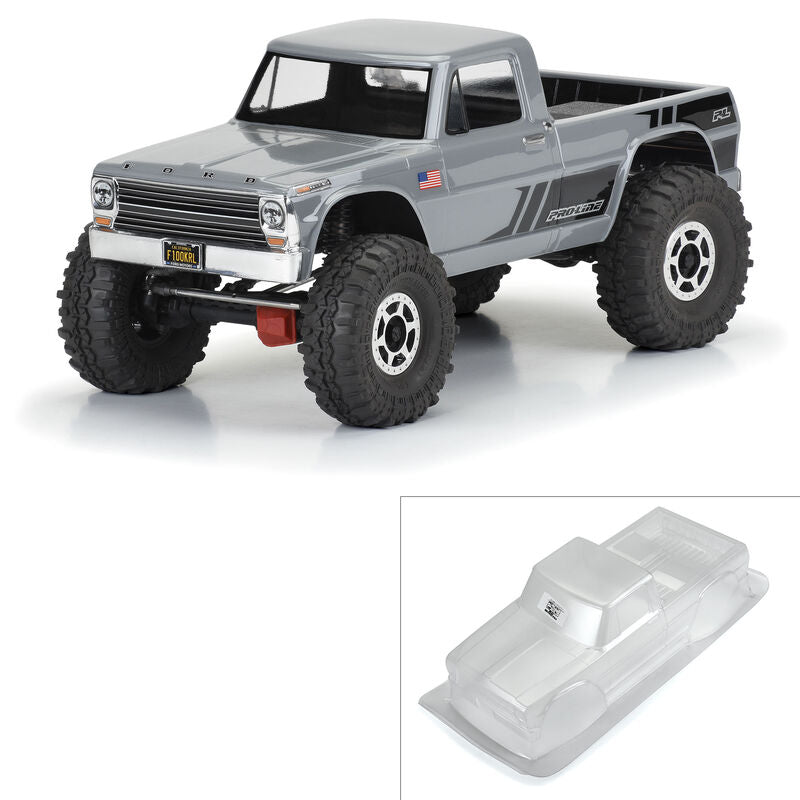 PRO-LINE: 1/10 1967 Ford F-100 Clear Body 12.3" (313mm) Wheelbase Crawlers