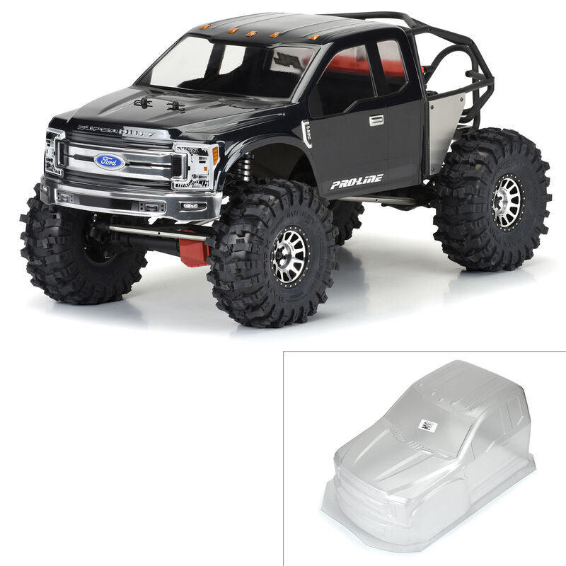 PRO-LINE: 2017 Ford F-250 Super Duty Cab-Only Clear Body for SCX6