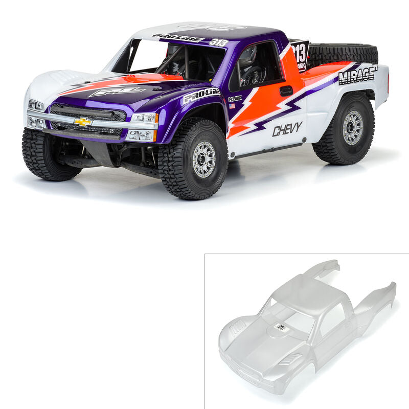 PRO-LINE: Pre-Cut 2007 Chevy Silverado Clear Body for Unlimited Desert Racer