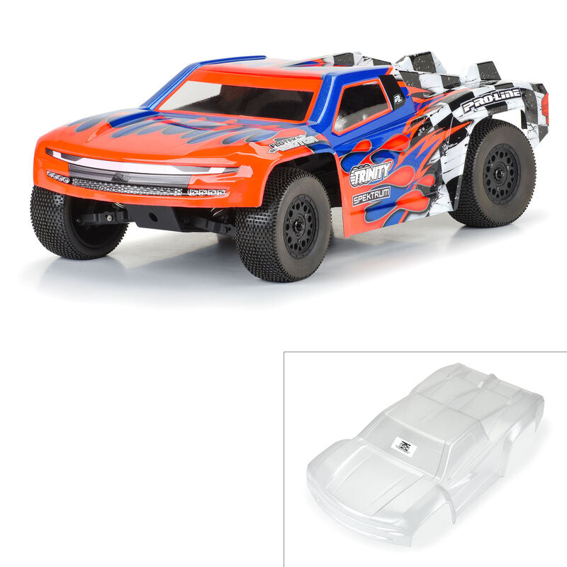 PRO-LINE Pre-Cut Flo-Tek Sector Clear Short Course Body
