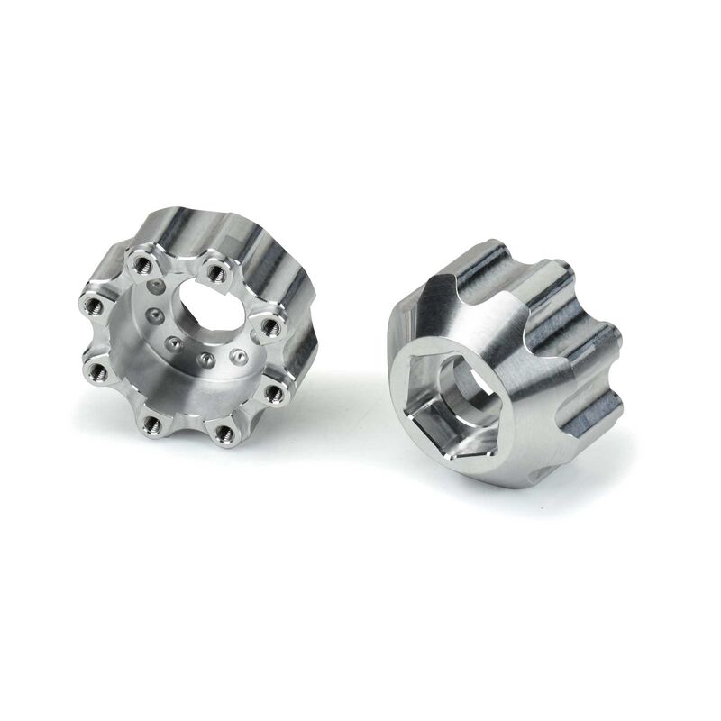 PRO-LINE: 8x32 to 17mm 1/2" Offset Aluminum Hex Adapters