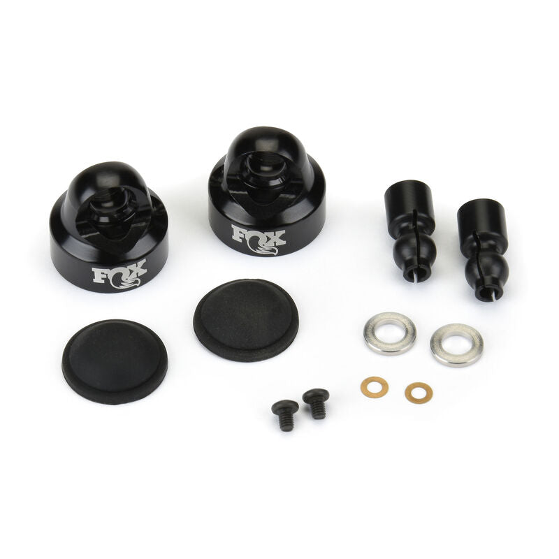 PRO-LINE: FOX Aluminum Shock Caps (2) for SCX6