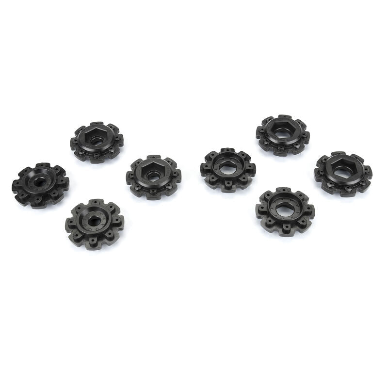 PRO-LINE: 1/6 8x48 to 24mm Hex Adapters: KRATON 8S & X-MAXX