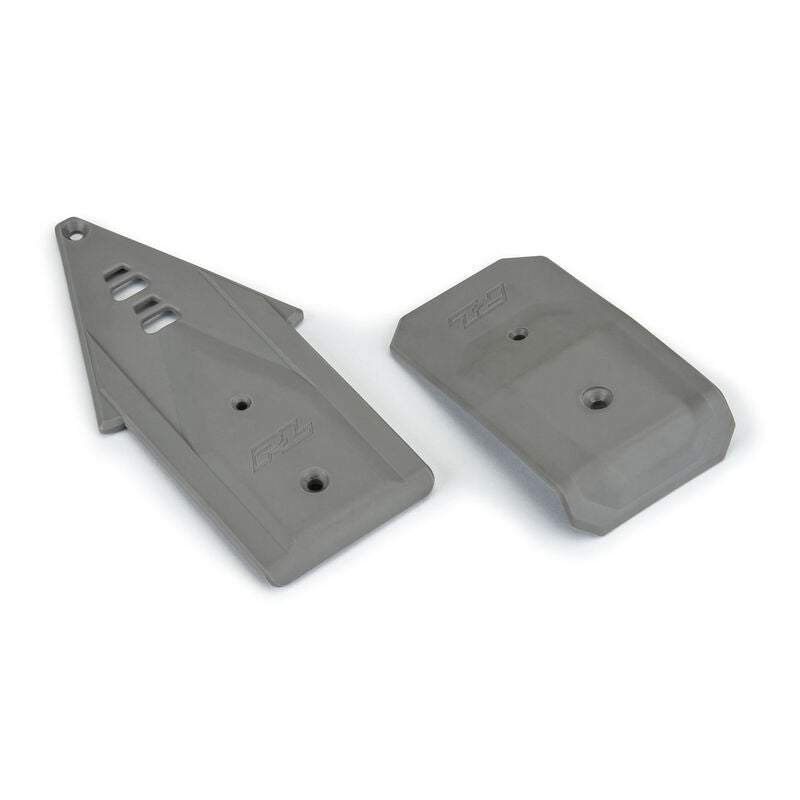 PRO-LINE: Bash Armor F/R Skid Plates (Stone Gray) for ARRMA 3S Vehicles
