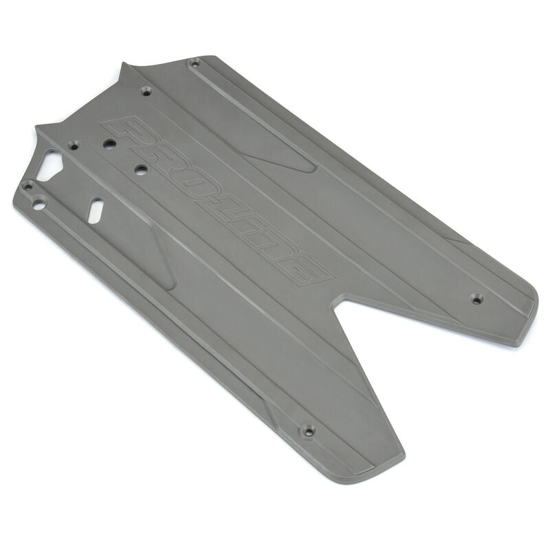 PRO-LINE: Bash Armor Chassis Protector (Stone Gray) for ARRMA 3S Long WB