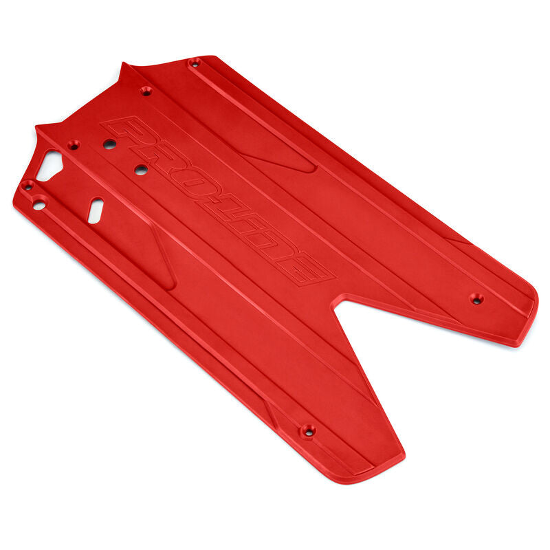 PRO-LINE: Bash Armor Chassis Protector (Red) for ARRMA 3S Long Wheelbase