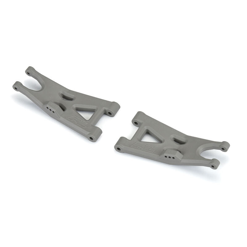 PRO-LINE: Bash Armor Front Suspension Arms (Stone Gray) for ARRMA 3S Vehicles