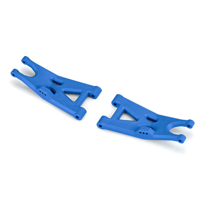 PRO-LINE: Bash Armor Front Suspension Arms (Blue) for ARRMA 3S Vehicles