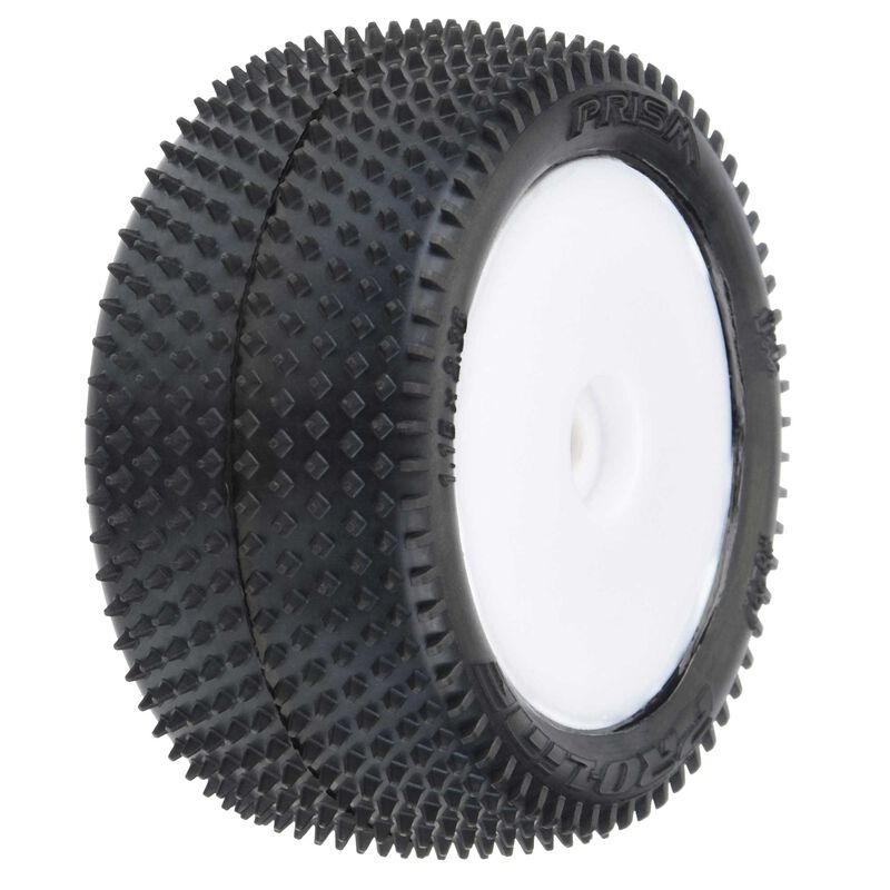 PRO-LINE: Prism Carpet Tires MTD White Mini-B Rear