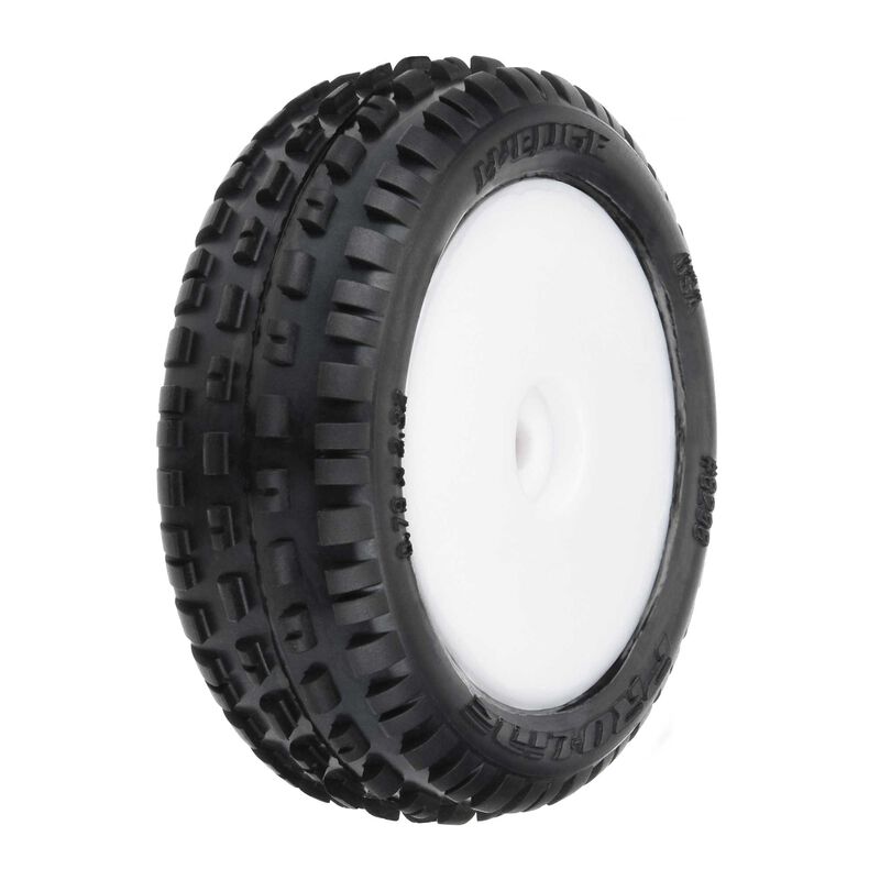 PRO-LINE: Wedge Carpet Tires MTD White Mini-B Front