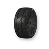 PMT: 1/8 Hard Q07 GT Rally Tyres - 1 Pair (Black)