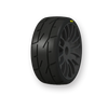 PMT: 1/8 Medium Q05 GT Rally Tyres - 1 Pair (Black)