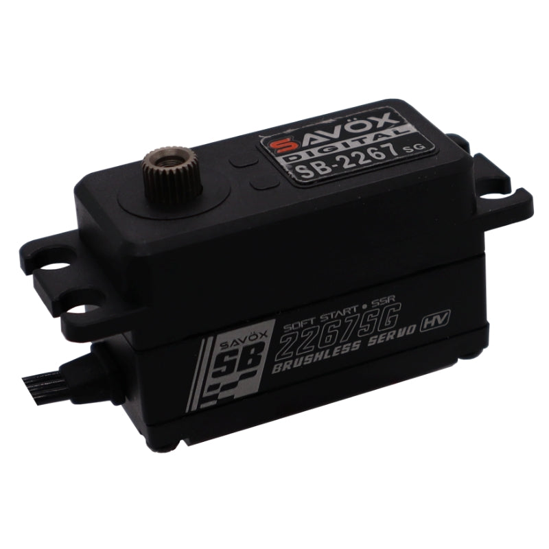 SAVOX: Brushless HV Low Profile Servo 32kg/cm 0.065 @ 8.4v 57g 40.8x20.2x25.4mm