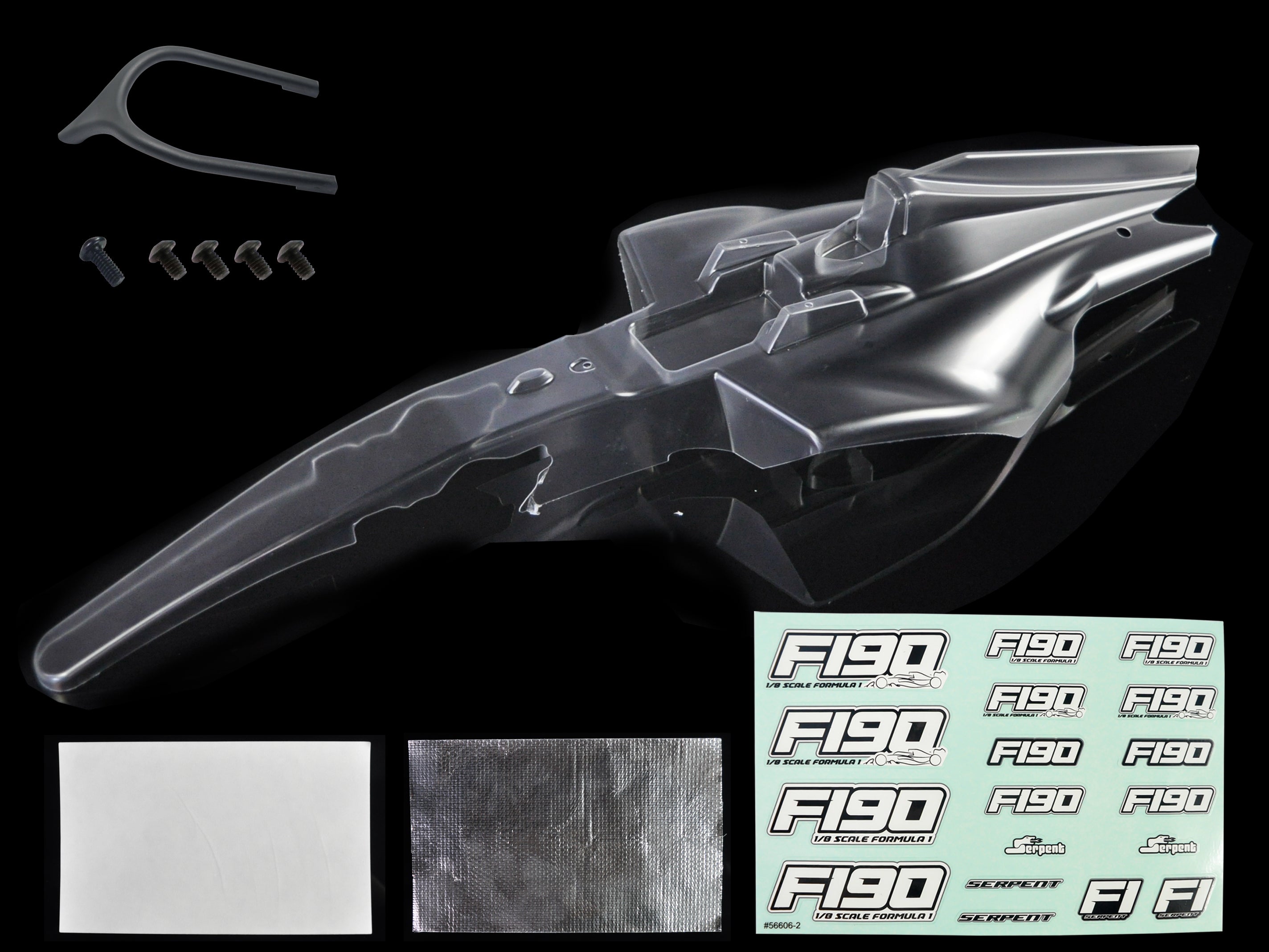 SERPENT Bodyshell clear F190