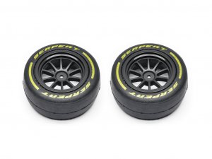 SERPENT Wheel/tyre set fr M (2) F190