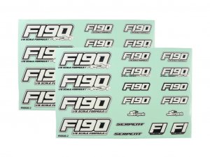 SERPENT Decal sheet (2) F190