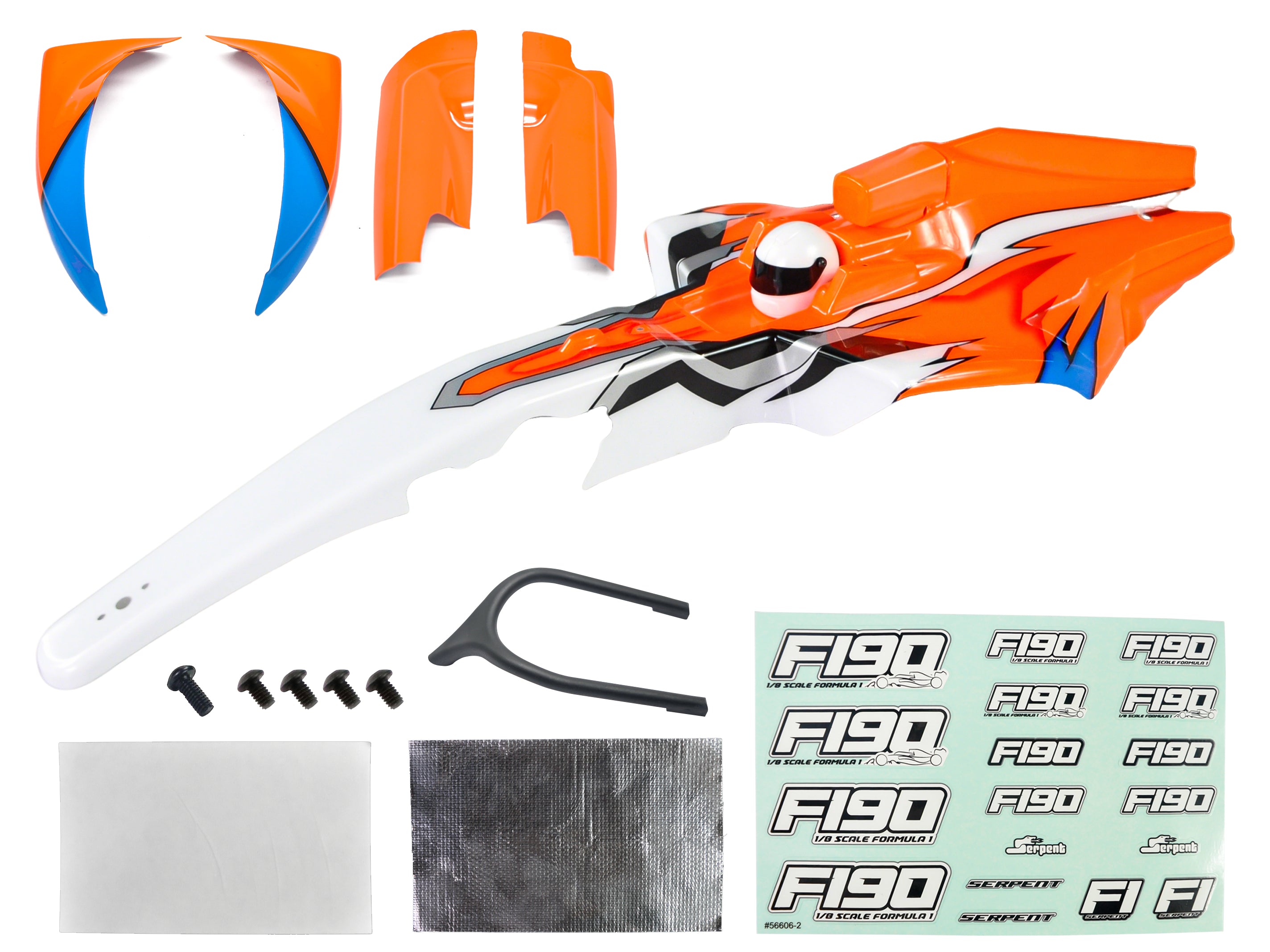 SERPENT Bodyshell prepainted F190