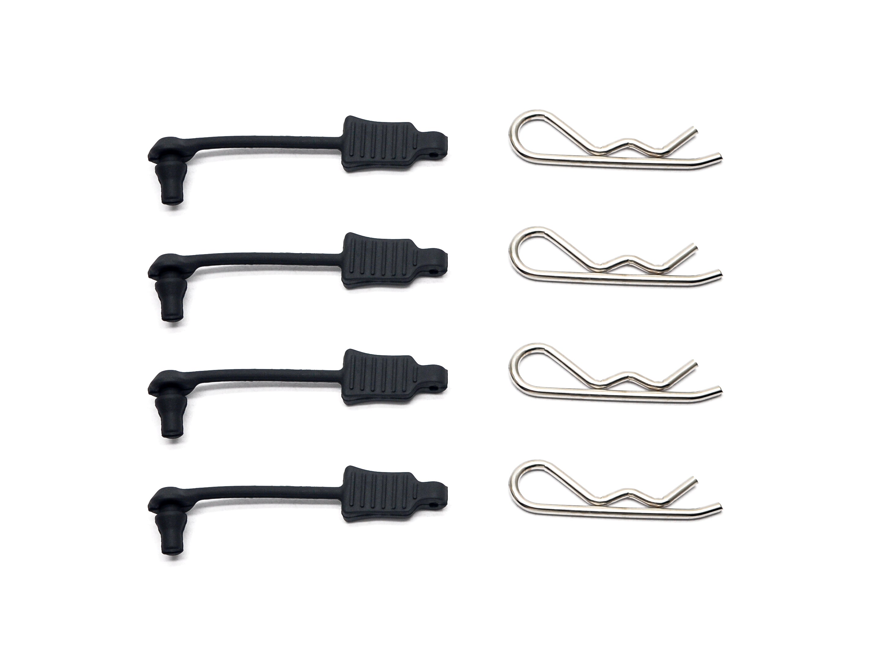 SERPENT Body clip retainers + clips (4)