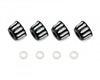 SERPENT: Shock bottom cap alu (4) SRX (SER500450)