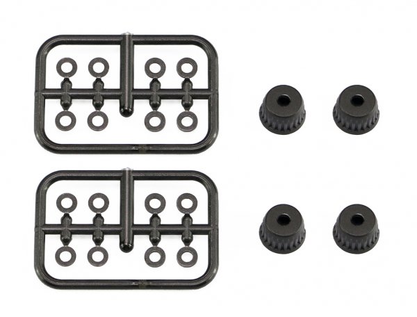 SERPENT: Shock travel limiter 0,75 (8) + 1.25 (4) + caps (4) SRX (SER500651)