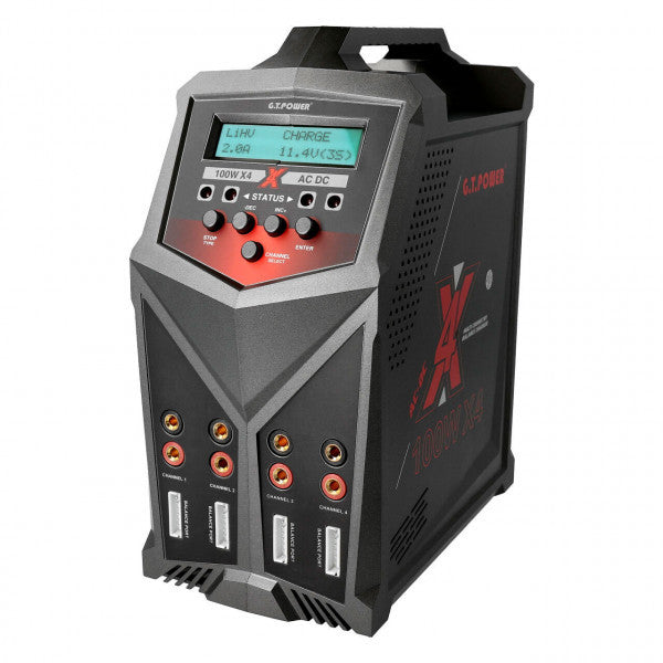 GT Power X4 Quad charger 4X100W AC/ DC