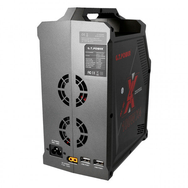 GT Power X4 Quad charger 4X100W AC/ DC