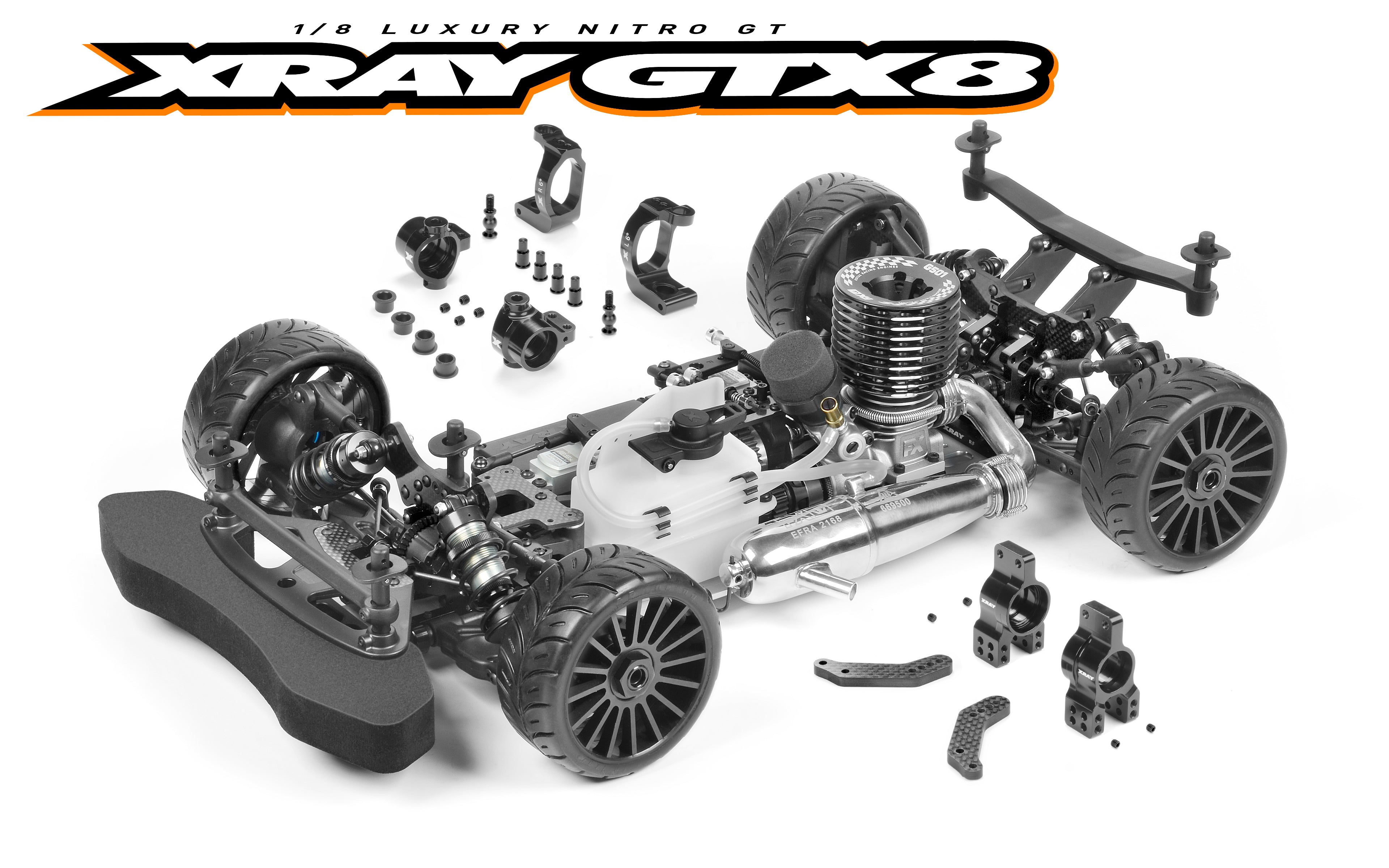 XRAY: GTX'24 - 1/8 LUXURY NITRO ON-ROAD GT CAR