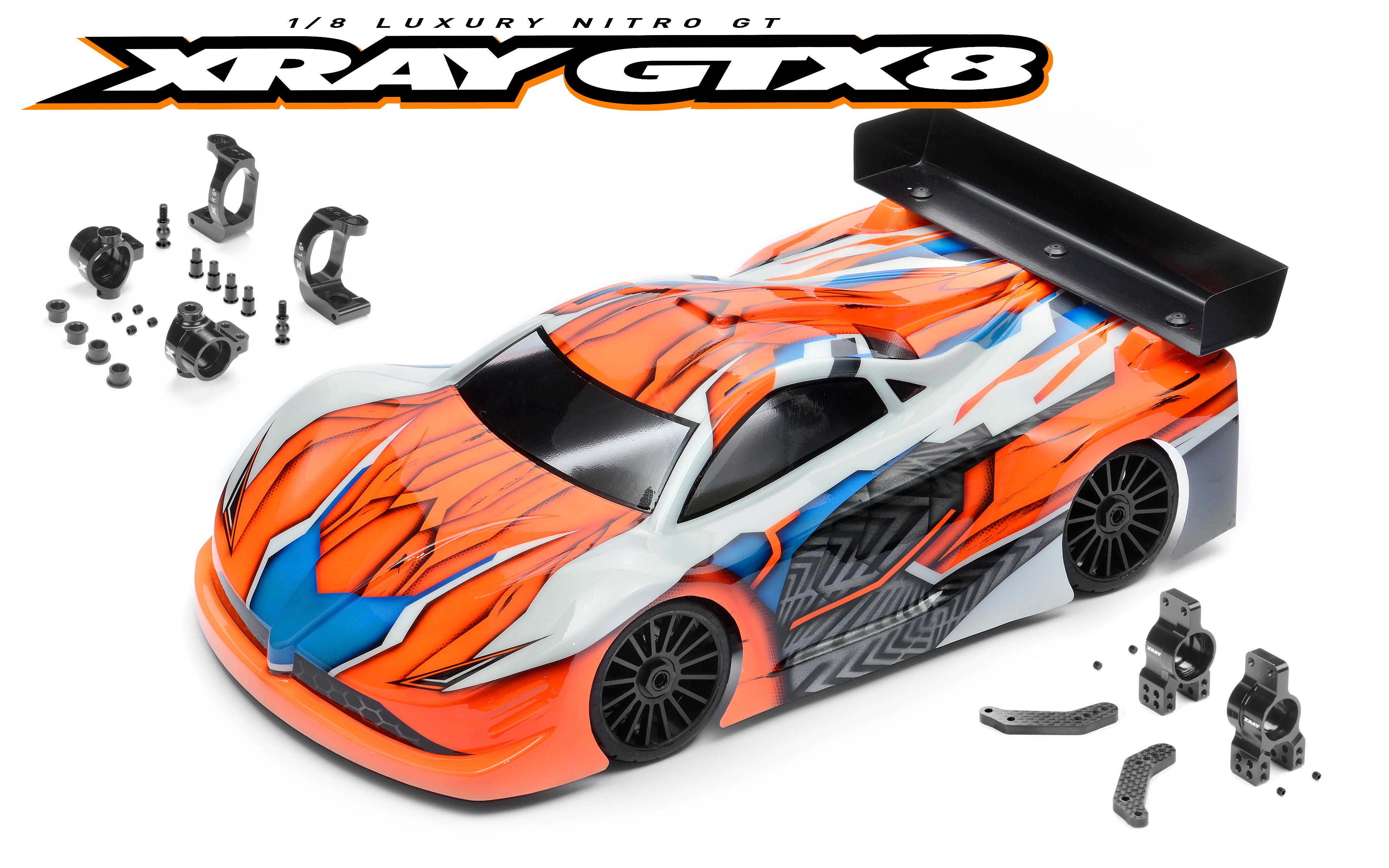 XRAY: GTX'24 - 1/8 LUXURY NITRO ON-ROAD GT CAR