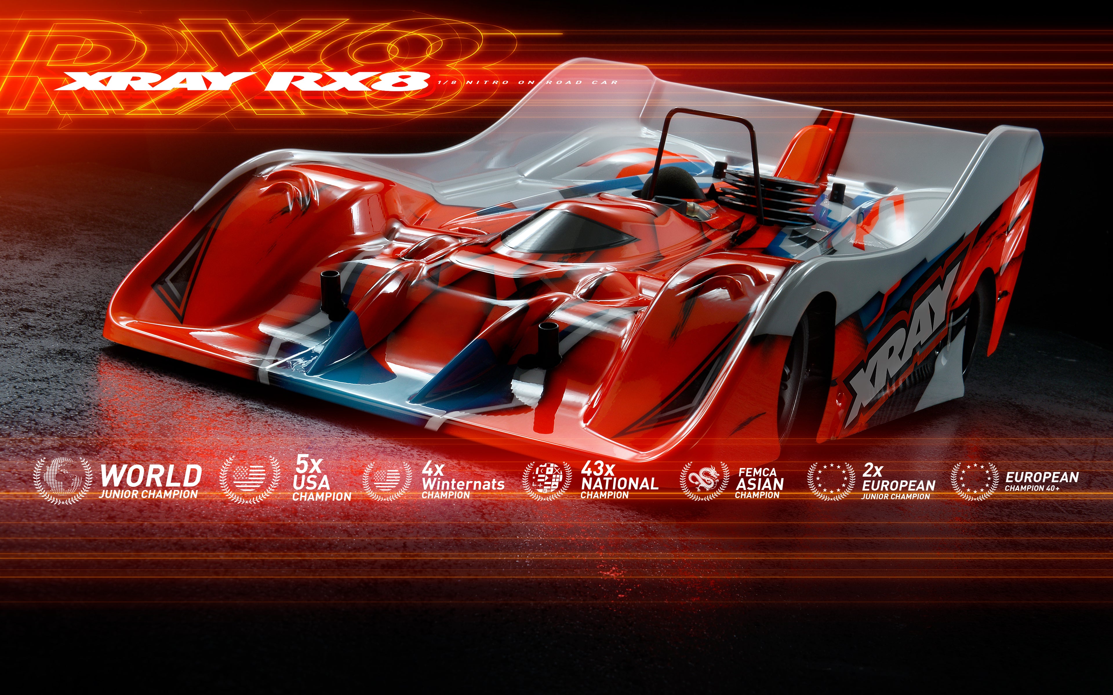 XRAY RX8'26 - 1/8 NITRO ON-ROAD CAR