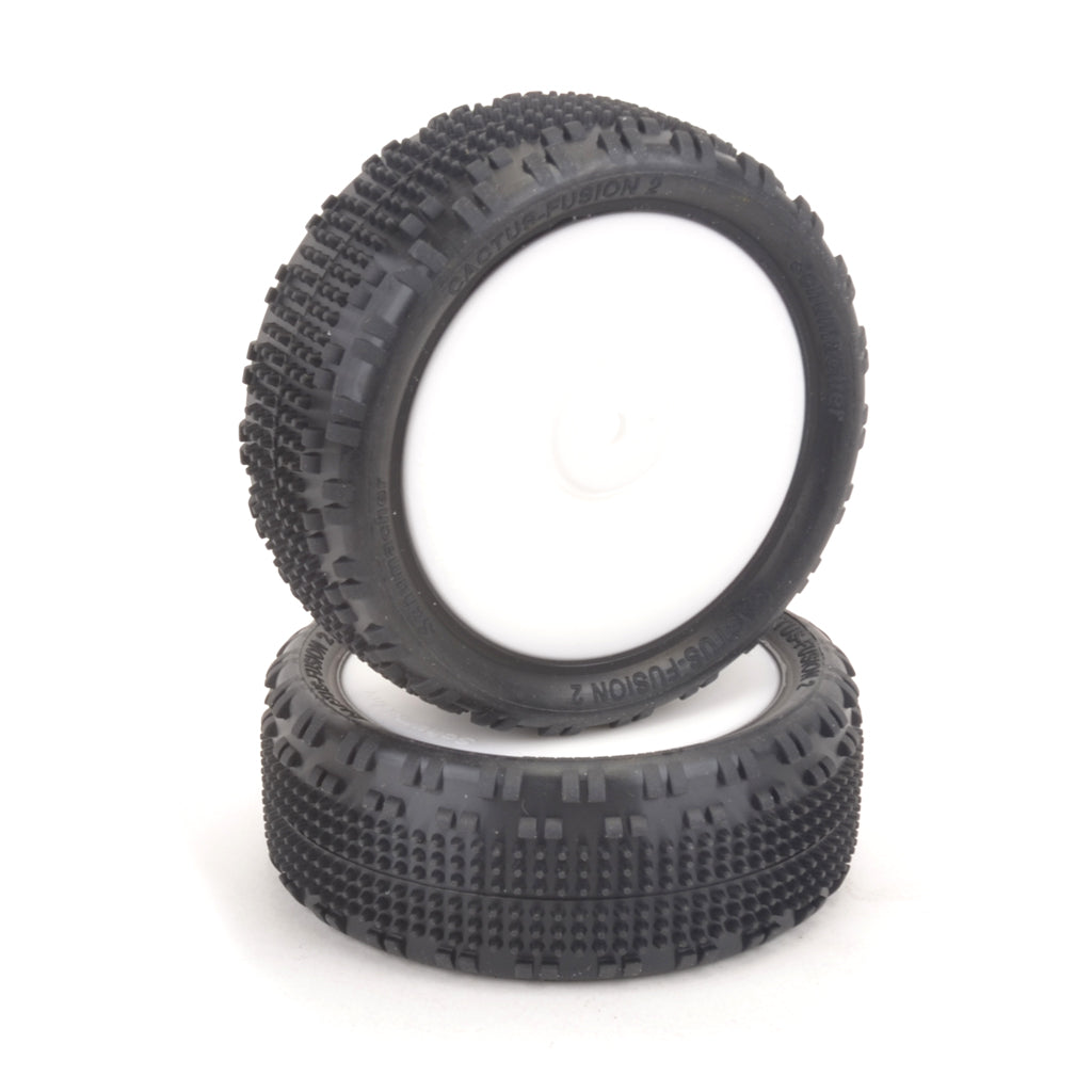 SCHUMACHER: CACTUS FUSION 2 - 1/10 4WD TYRES YELL-PRE-GLUED