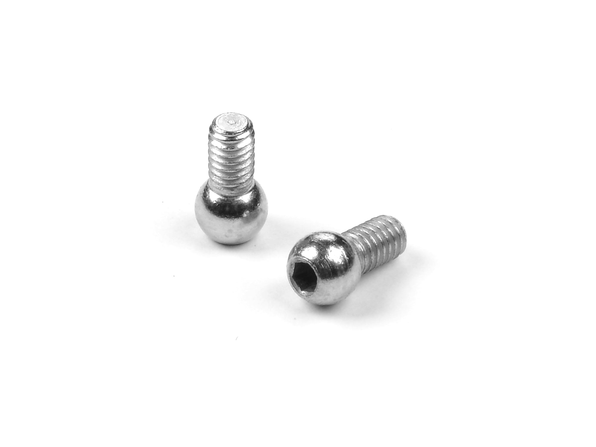 XRAY: ANTI-ROLL BAR STEEL BALL END 3.8MM WITH 4MM THREAD (2)