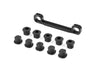 XRAY XB8 ALU FRONT UPPER ARM HOLDER FOR SEMI-SPLIT BULKHEAD