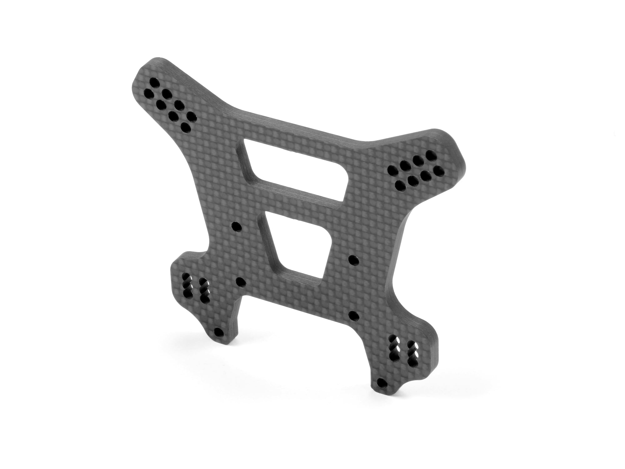 XRAY: XB8 GRAPHITE REAR SHOCK TOWER FOR SEMI-SPLIT BULKHEAD 4MM