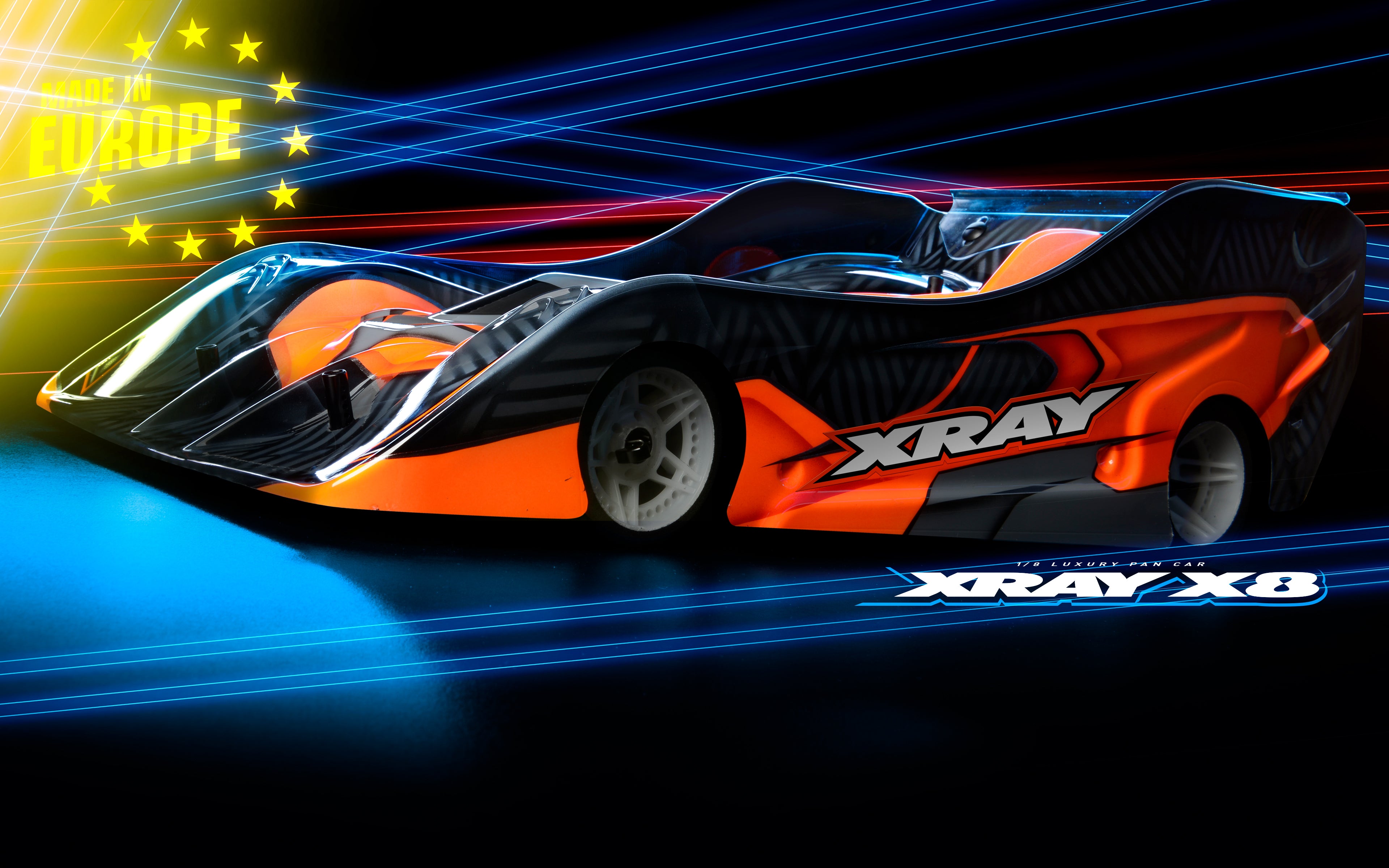 XRAY: X8 - 1/8 LUXURY ELECTRIC ON-ROAD PAN CAR