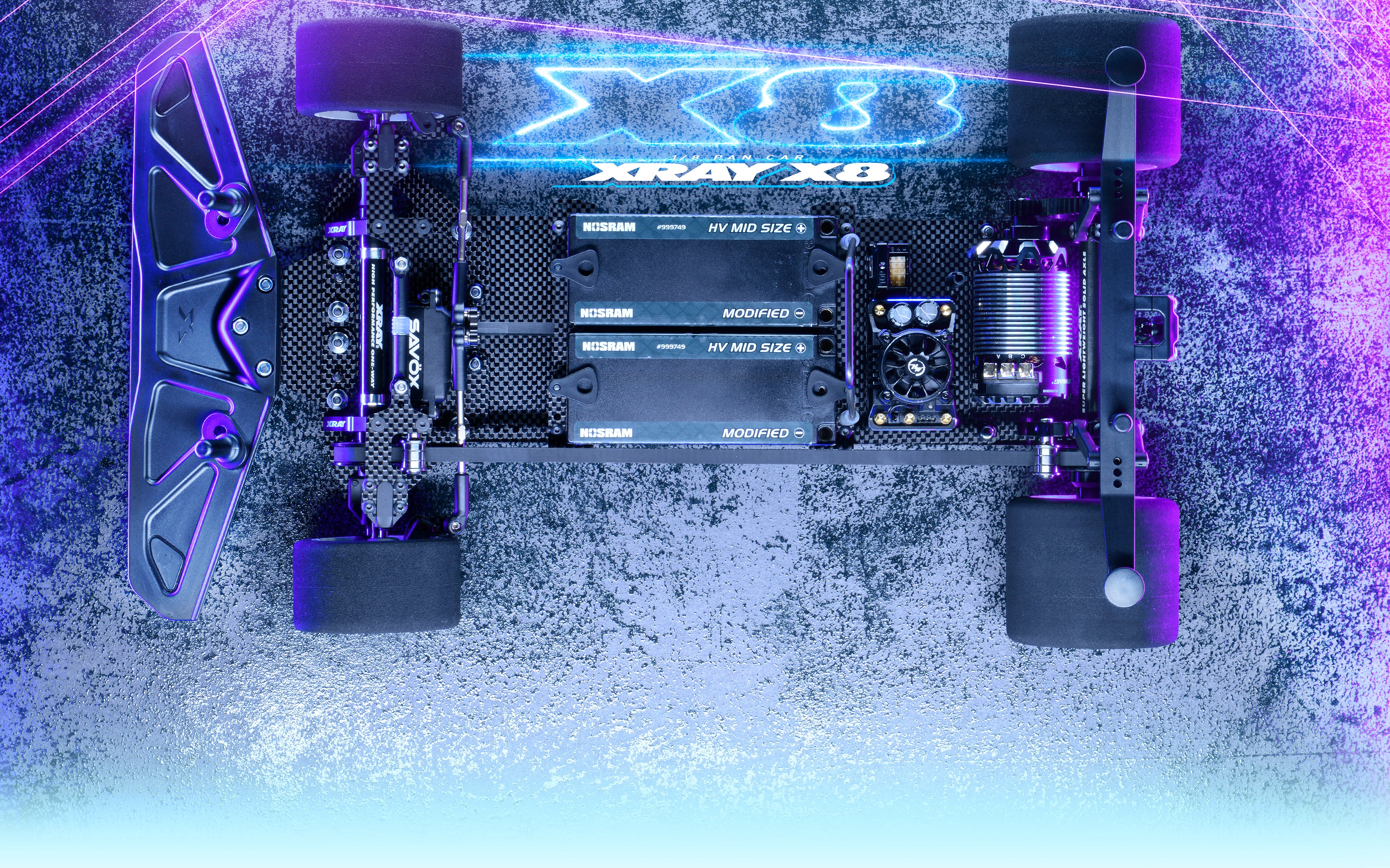 XRAY X8'26 - 1/8 ELECTRIC ON-ROAD PAN CAR