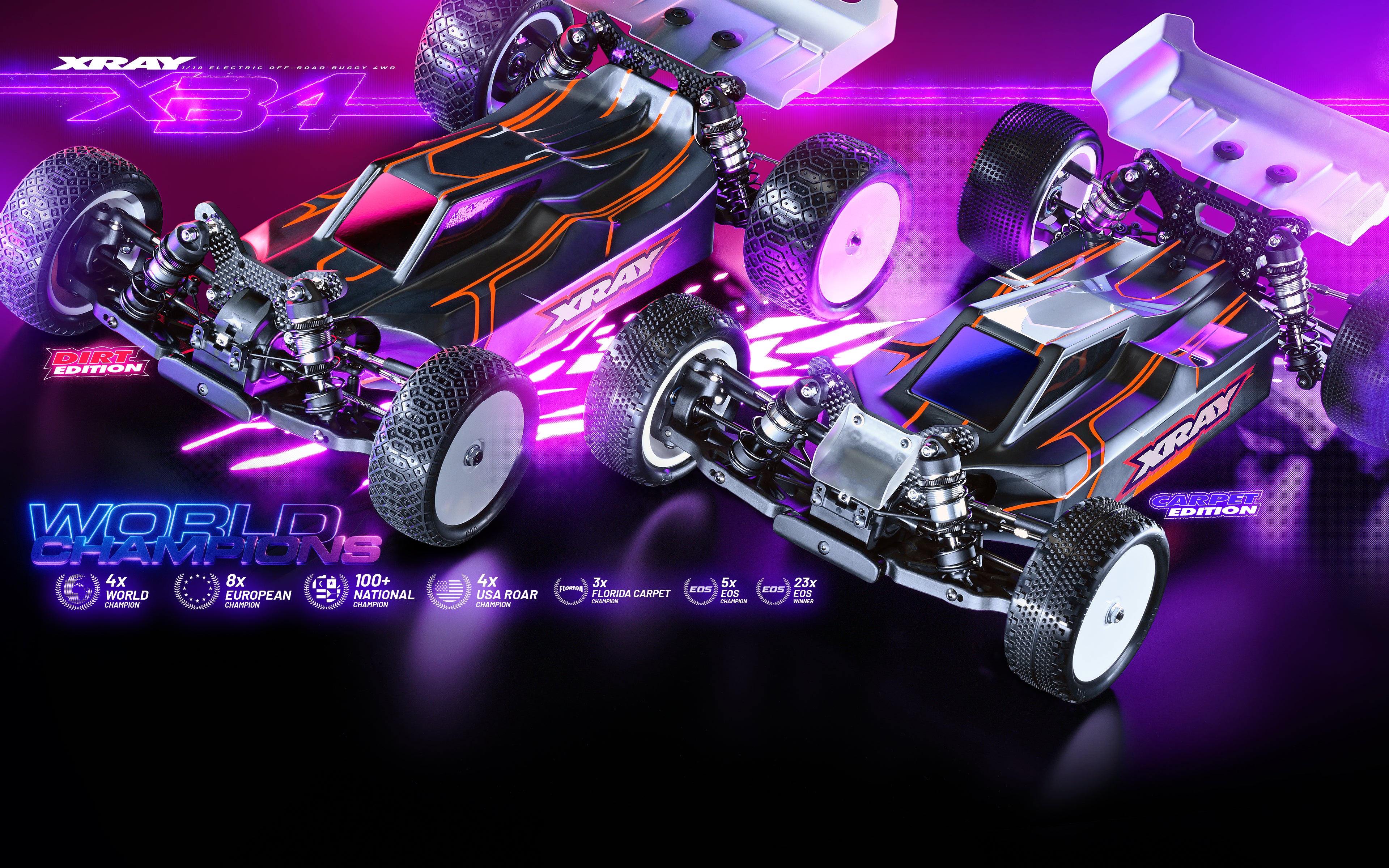 XRAY XB4C'26 - 4WD 1/10 ELECTRIC OFF-ROAD CAR - CARPET EDITION