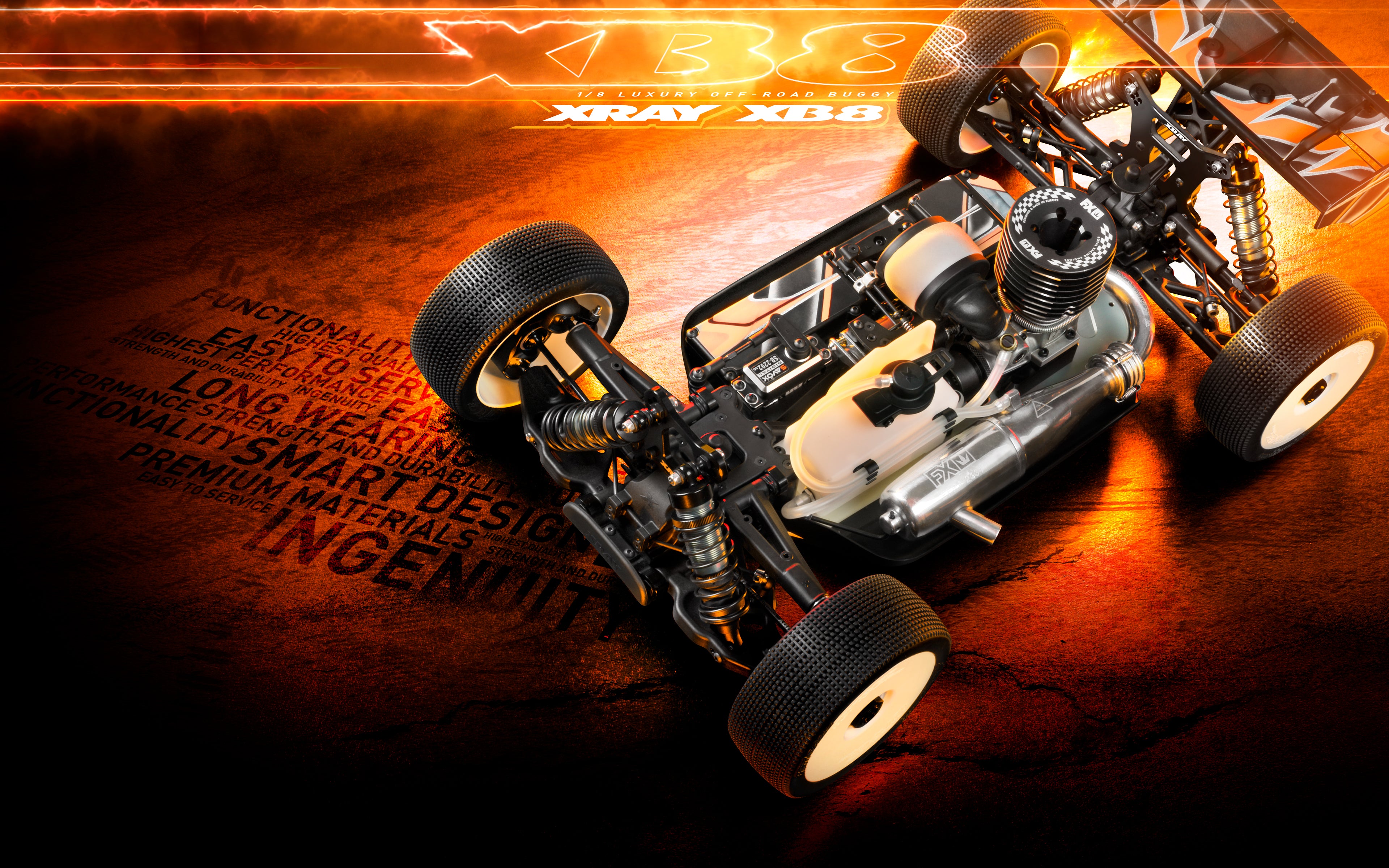 XRAY: XB8'24 - 1/8 LUXURY NITRO OFF-ROAD CAR