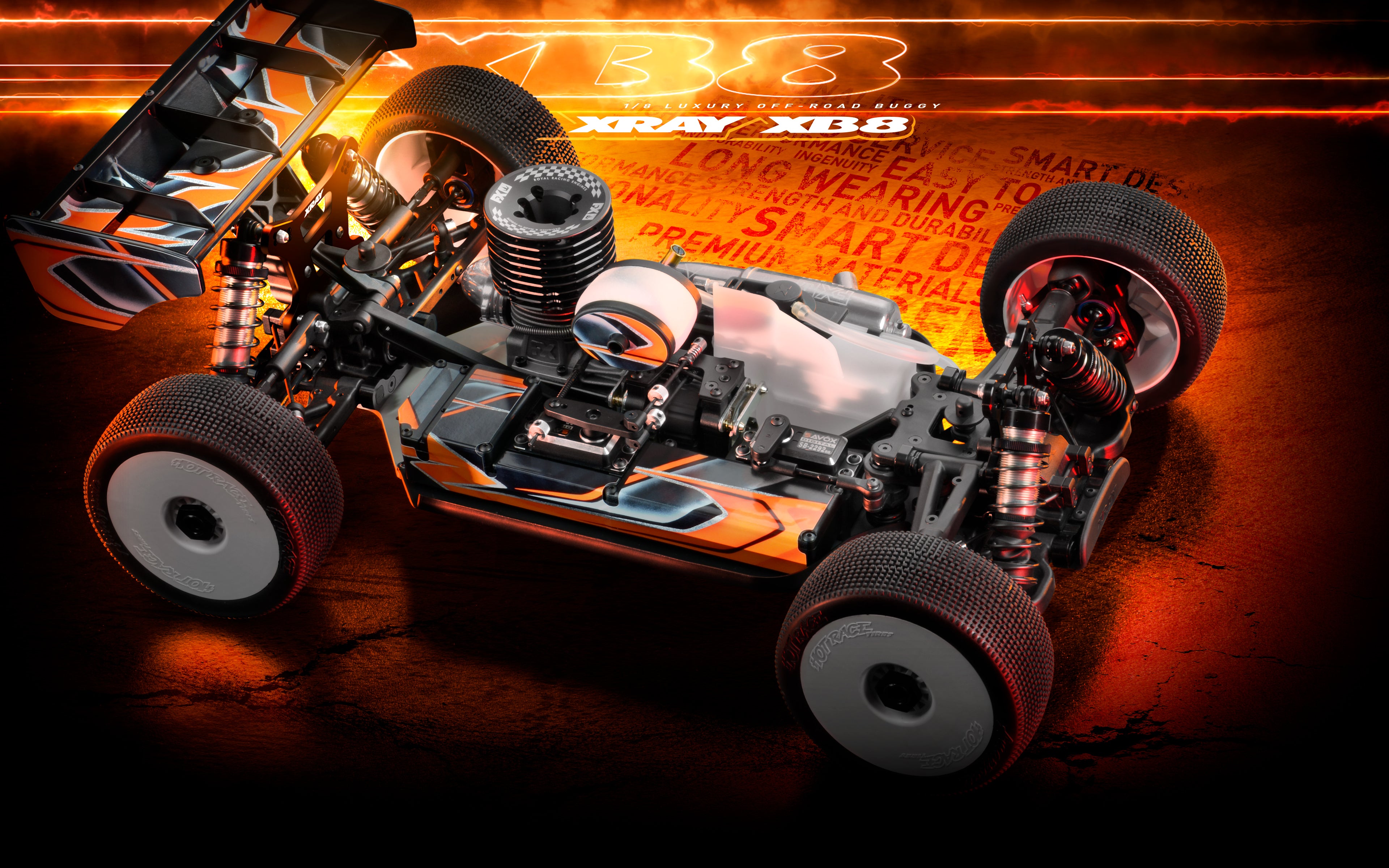 XRAY: XB8'24 - 1/8 LUXURY NITRO OFF-ROAD CAR