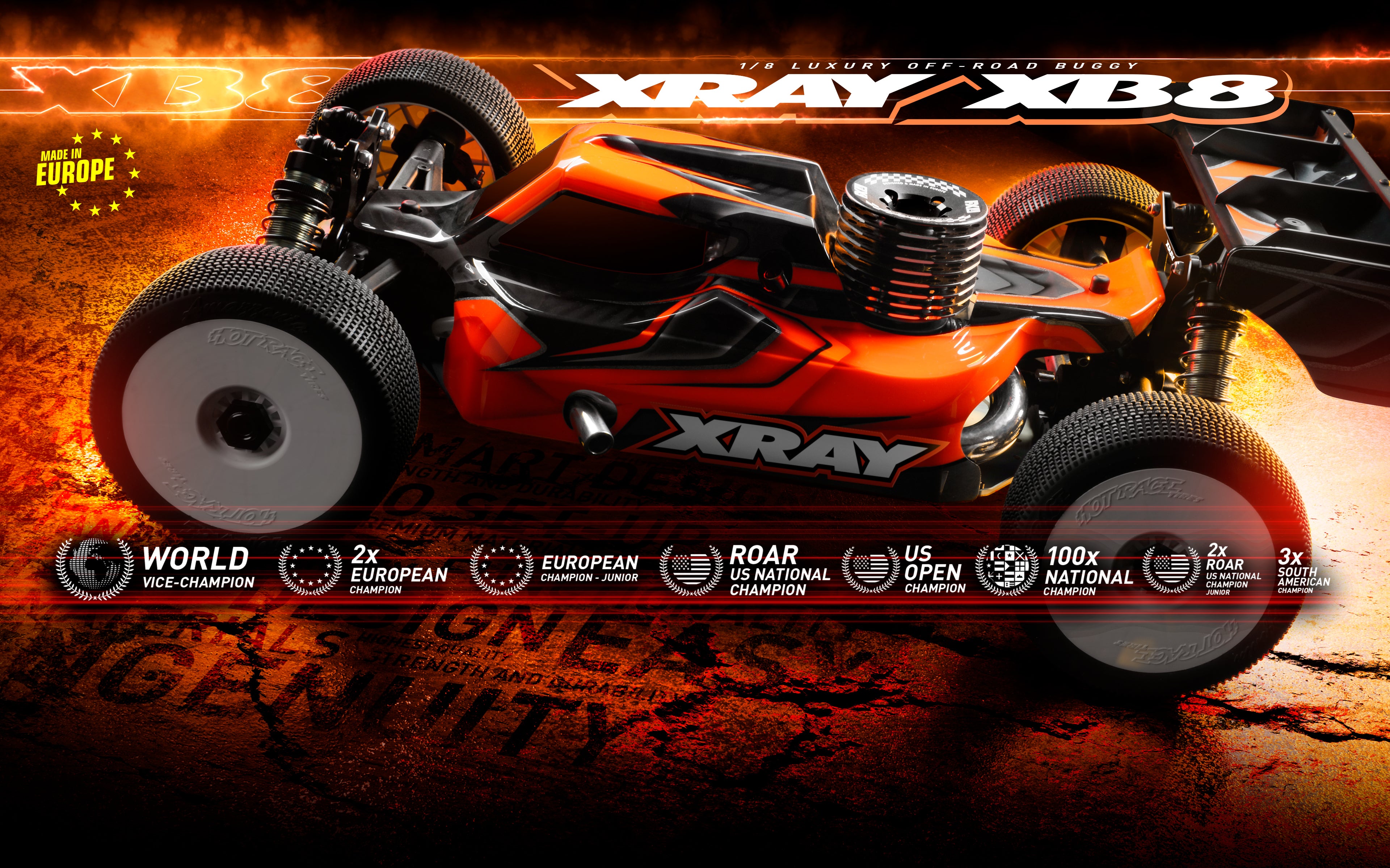 XRAY: XB8'24 - 1/8 LUXURY NITRO OFF-ROAD CAR