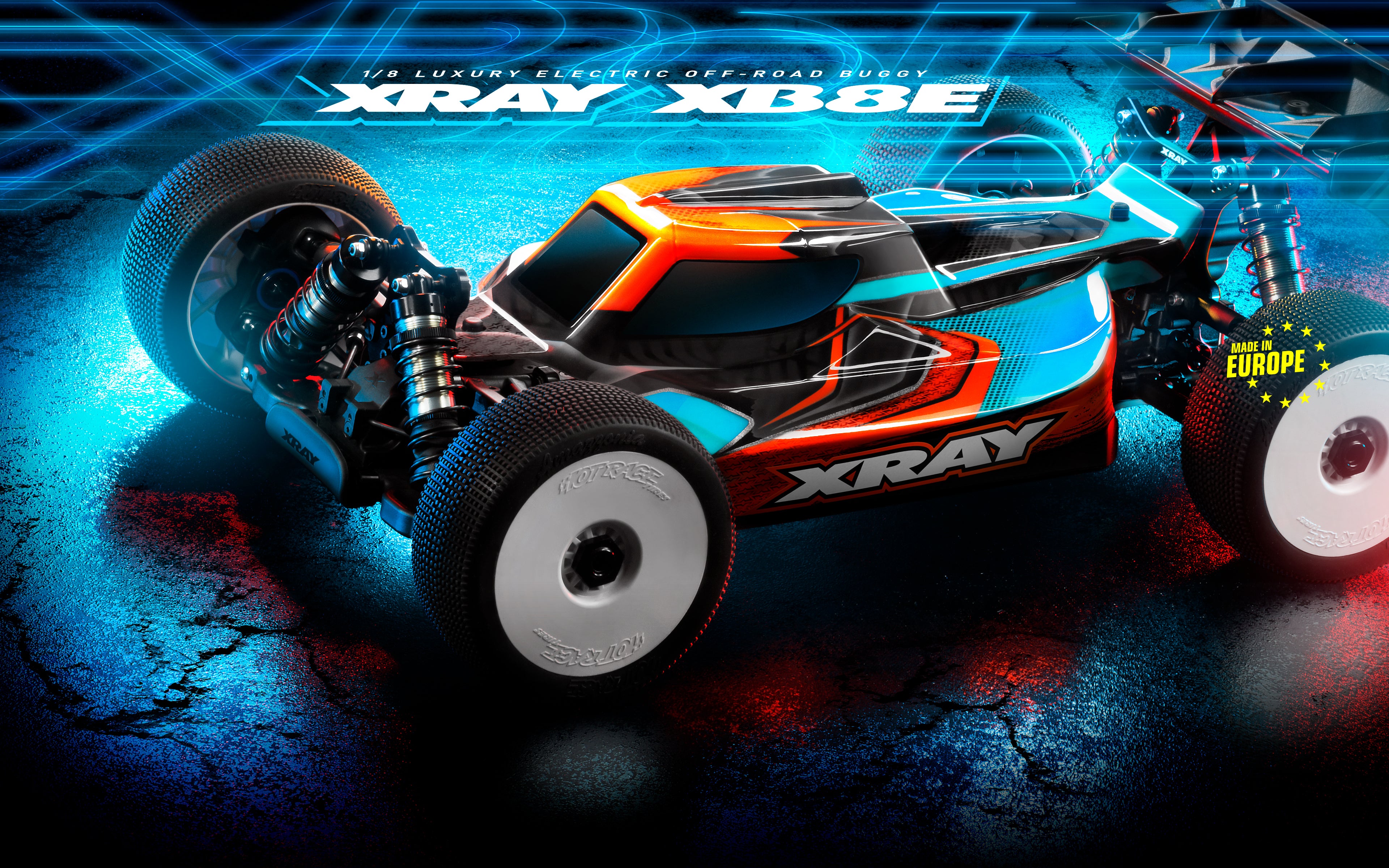 XRAY: XB8E'24 - 1/8 LUXURY ELECTRIC OFF-ROAD CAR