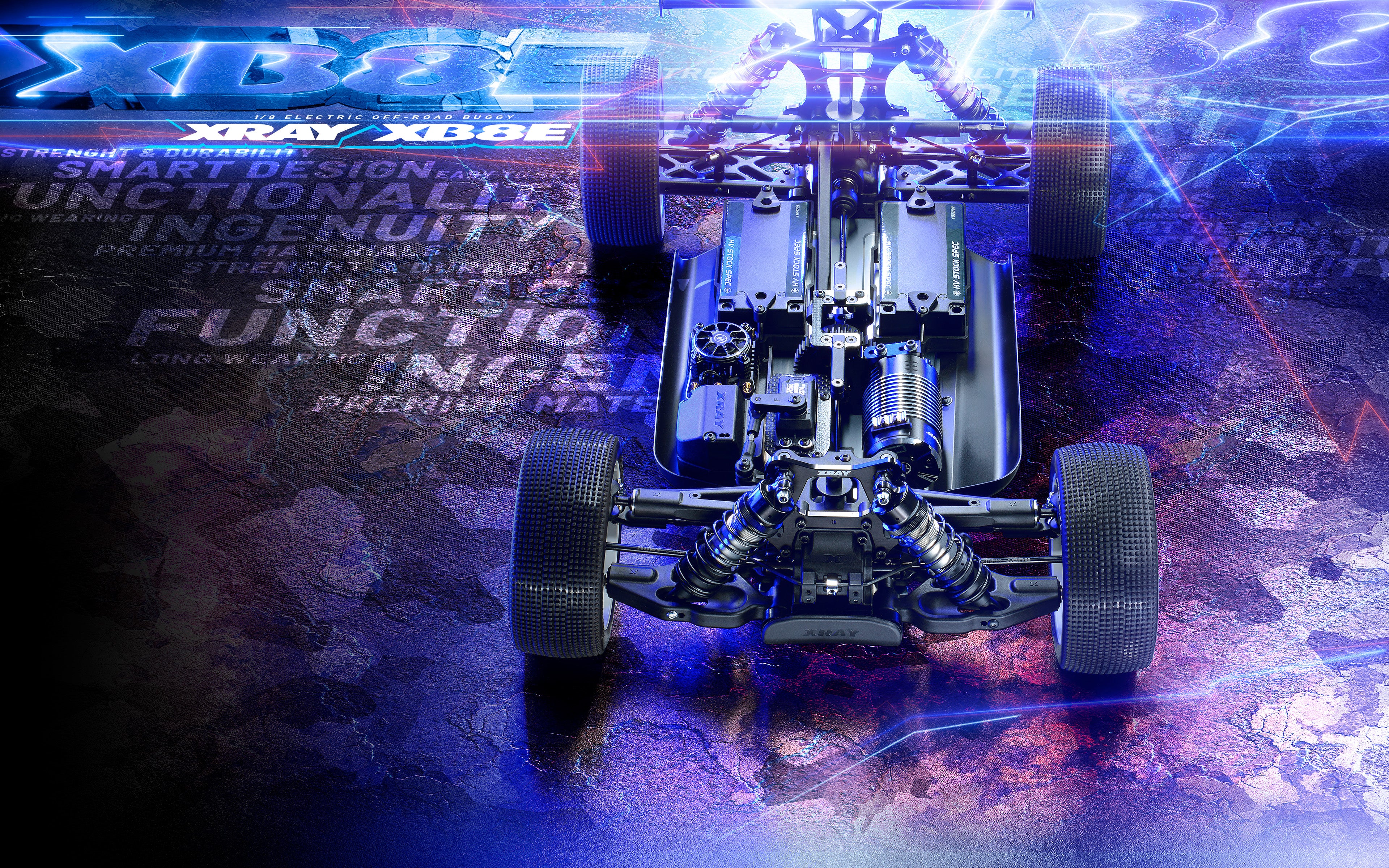 XRAY: XB8E'25 - 1/8 ELECTRIC OFF-ROAD CAR