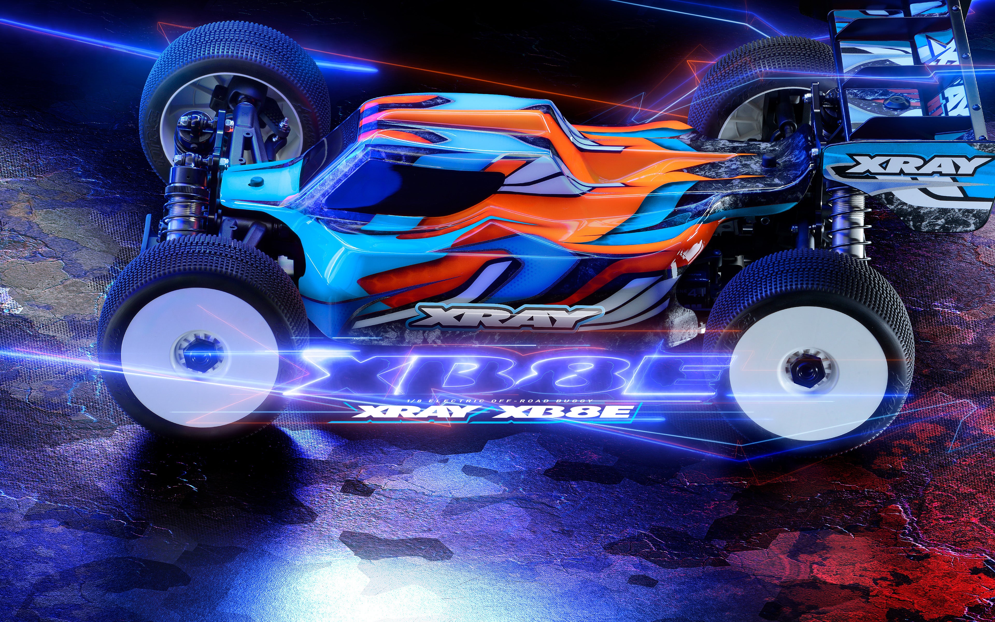 XRAY: XB8E'25 - 1/8 ELECTRIC OFF-ROAD CAR