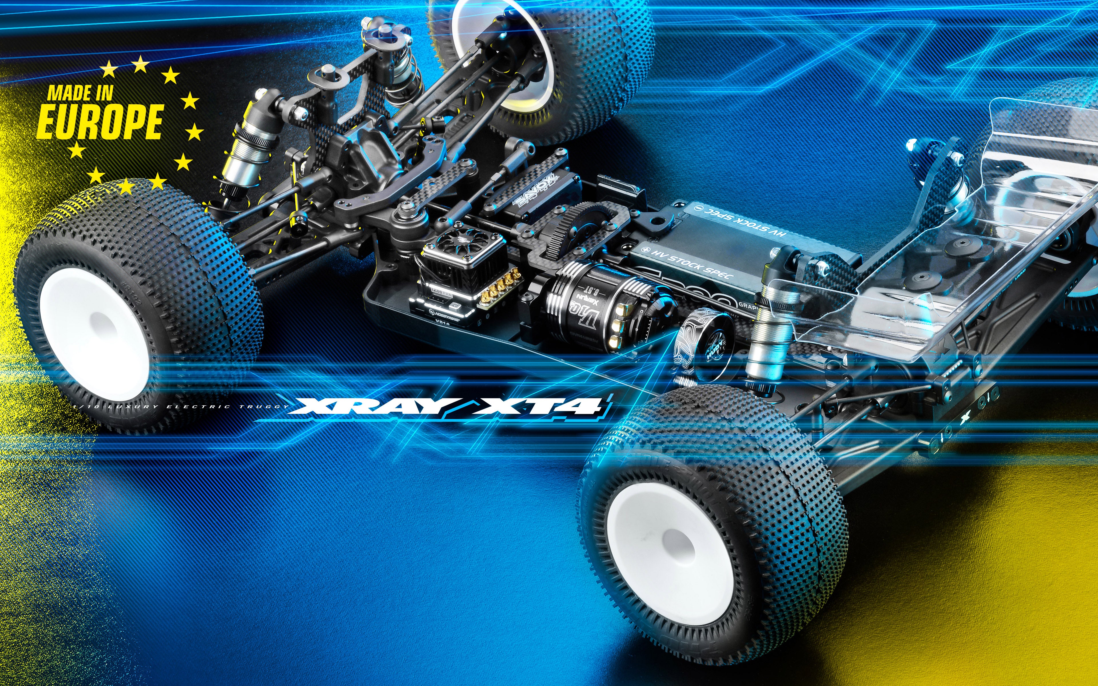 XRAY: XT4'24 - 4WD 1/10 ELECTRIC OFF-ROAD TRUGGY