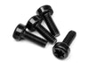 HPI Racing: Wide Cap Head Torx Screw M4x12mm (4pcs)