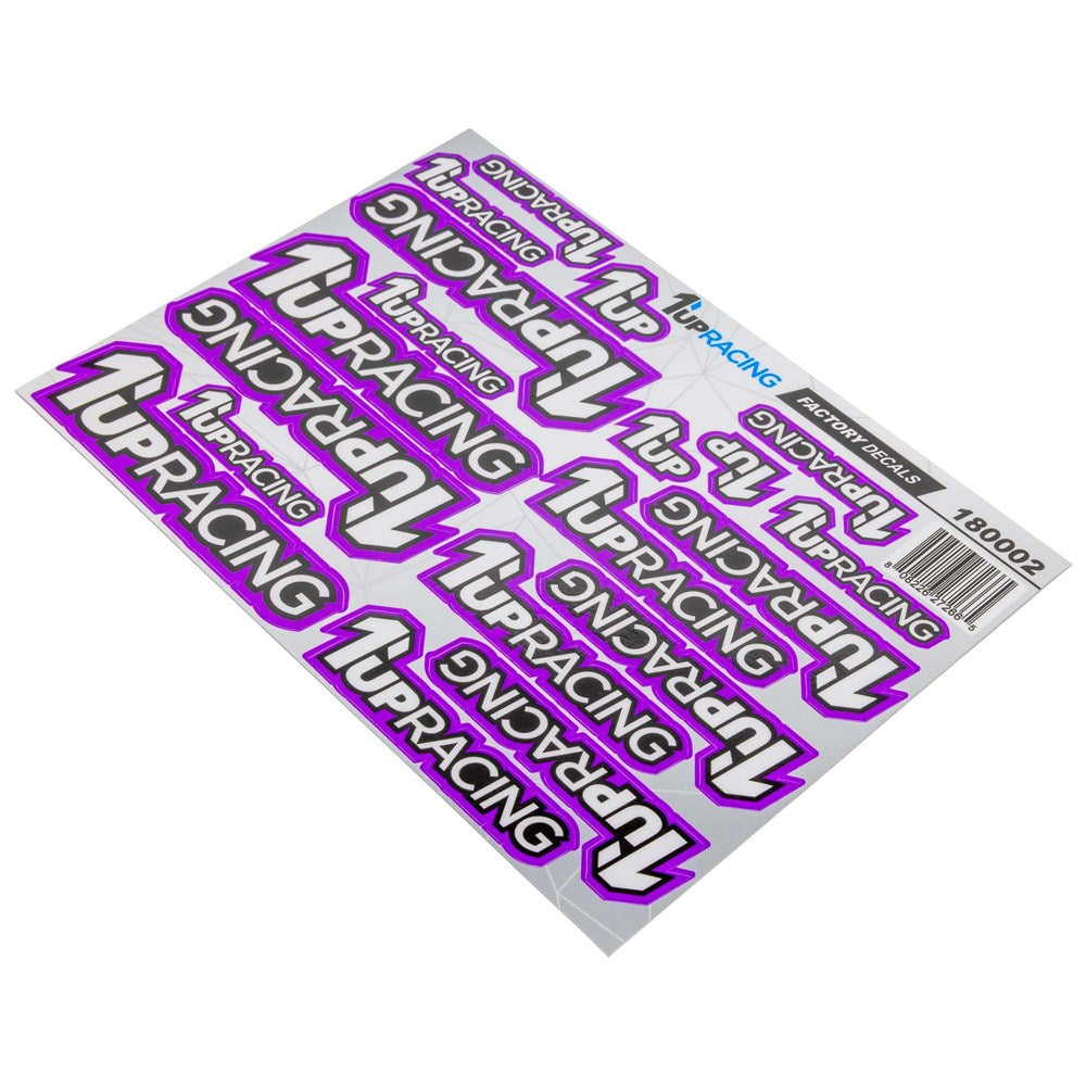1up Racing: Factory Pre-Cut Decals - Purple