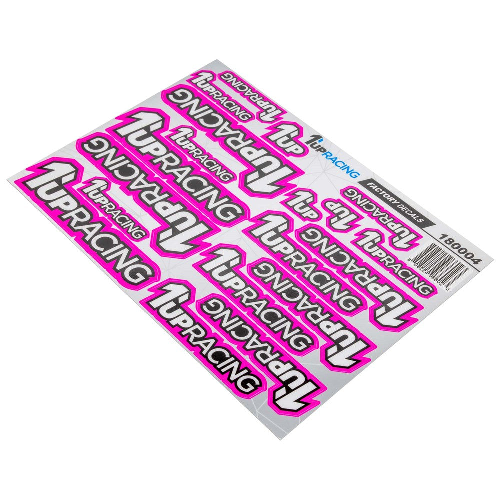 1up Racing: Factory Pre-Cut Decals - Pink